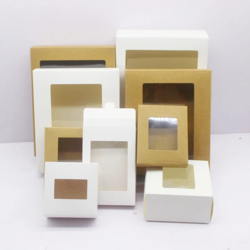 10Pcs New Fashion Multi Size Packaging Box Gift Packaging Festival Wedding Jewelry Packaging Storage Candy Box