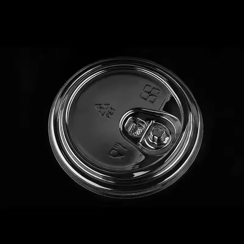 100Pcs/Pack 95Mm High Quality Plastic Cup Lid Disposable Milk Tea Cup Cover