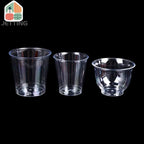 30-50Pcs Clear Plastic Disposable Cups Party Shot Cup Tumblers Wine Tea Coffee Cup Jelly Ice Cream Cups Birthday Ice Cream Cup