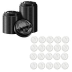200Pcs Count Coffee Cup Lids, 3.54Inch Disposable Plastic Lids for 10Oz, 12Oz, 16Oz, and 20Oz Paper Cups