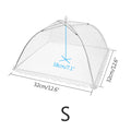 Kitchen Foldable Food Mesh Cover Anti-Fly Umbrella Tent Cover Vegetable Fruit Breathable Insect-Proof Lid Food Protection Gadget