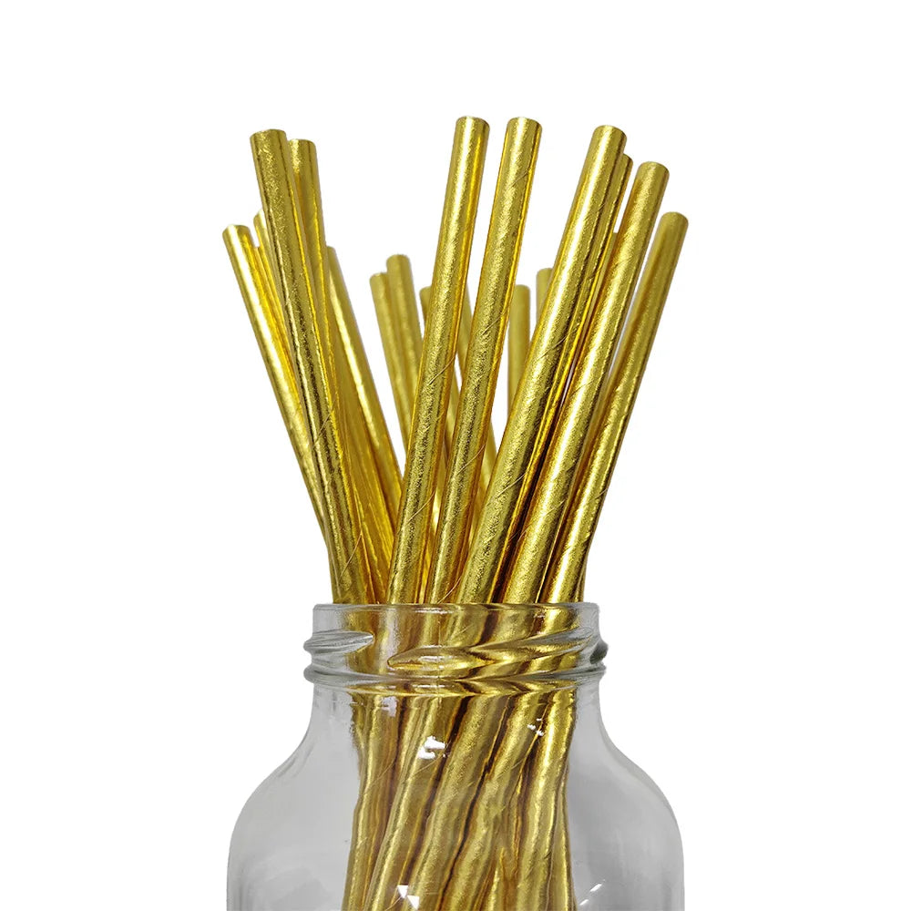 50Pcs Christmas Paper Straws Christmas Tree Elk Snowflakes Striped Straws Disposable Biodegradable Drinking Straws Xmas Supplies