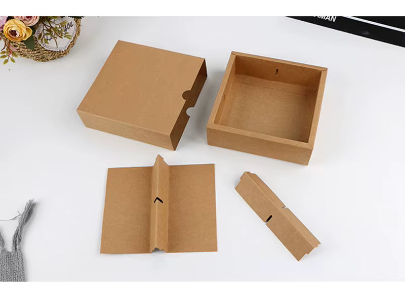 Caja de regalo tipo cajón para repostería con estilo japones