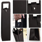 Red Wine Packaging Bags Gift Universal Packaging Leather Boxes Multiple Single Bottle Wine Glass Packaging Leather Bags