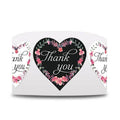 50-500Pcs Heart Shaped Label Sticker Scrapbooking Gift Packaging Seal Birthday Party Wedding Supply Stationery Sticker 1Inch