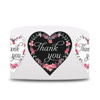 50-500Pcs Heart Shaped Label Sticker Scrapbooking Gift Packaging Seal Birthday Party Wedding Supply Stationery Sticker 1Inch