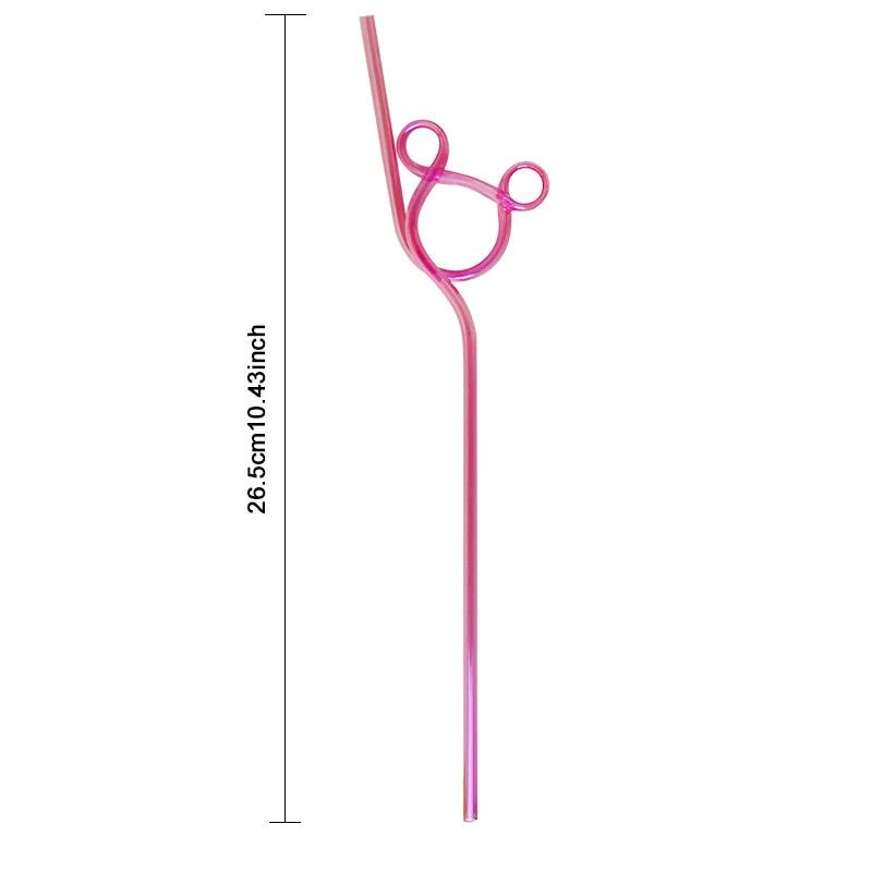 6/8/12/15Pcs a Variety of Fun, Reusable Spiral Straws, Perfect for Birthday Parties, Bars, and Weddings