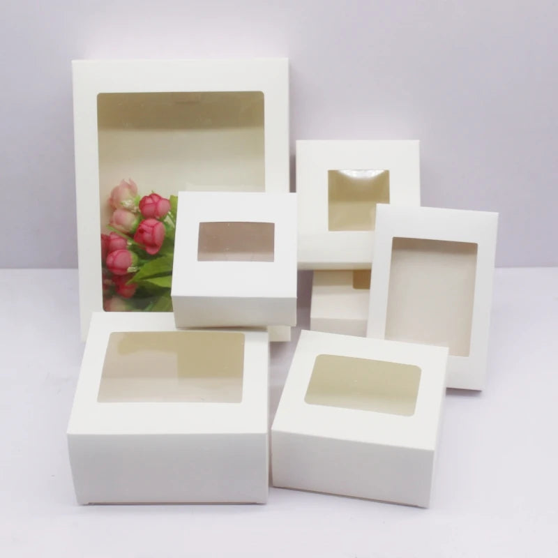 10Pcs New Fashion Multi Size Packaging Box Gift Packaging Festival Wedding Jewelry Packaging Storage Candy Box