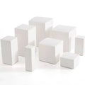 20 Pcs / Caja de regalo pequeña universal blanca en distintos tamaños
