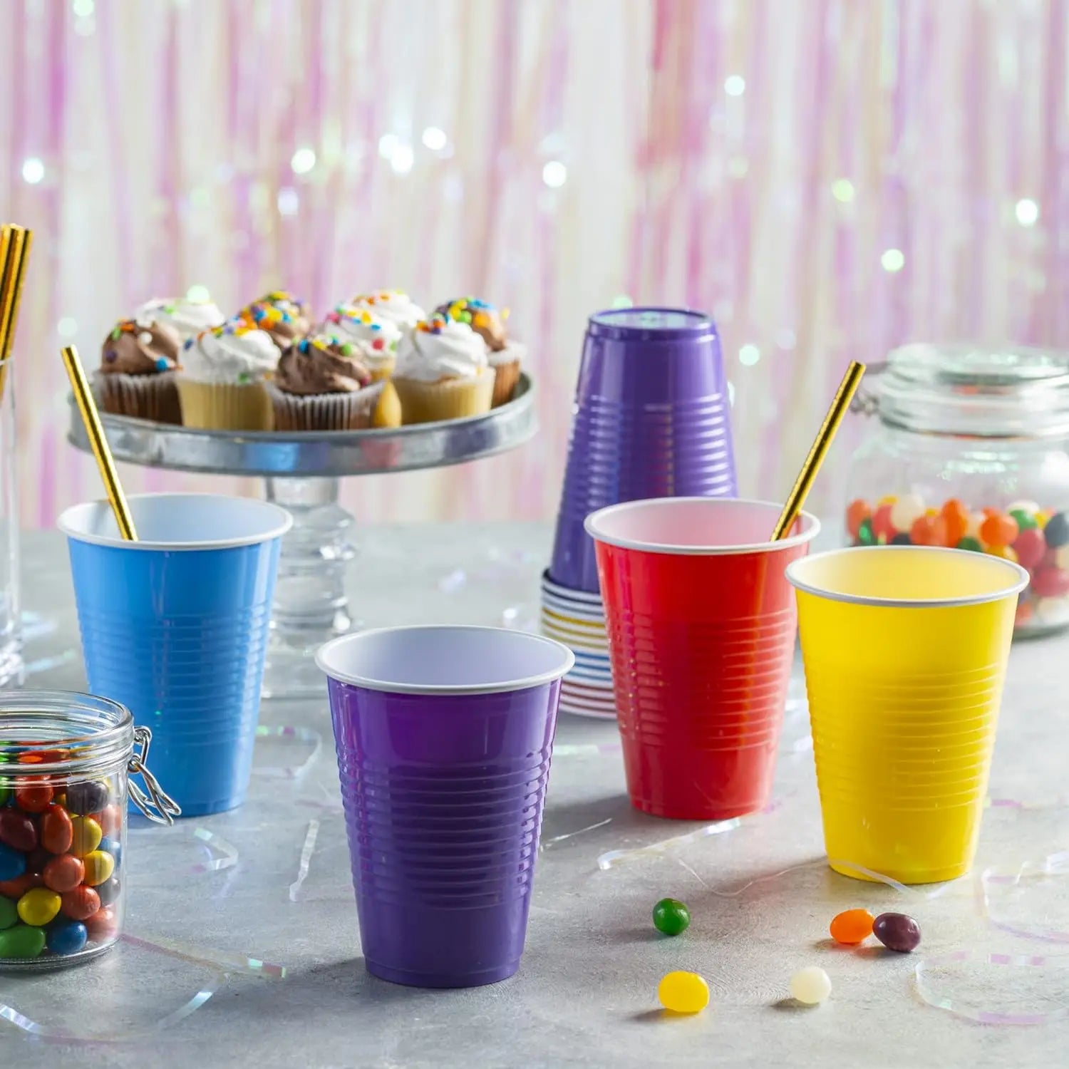 Pack 10PCS of 16OZ Party Cups for Beer Pong Game Drinks, Soda, Punch, Barbecue Cola or Water Disposable Cups Drop Ship