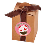 50-500Pcs 1Inch Cute Cake Baking Handmade Stickers Party Gift Wrapping Thank You DIY Decoration Label