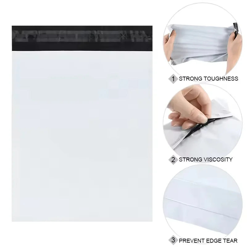 50Pcs Self Adhesive Sealed Express Packaging Bag Logistics Packaging Bag Express Mailing Packaging Bag Clothing Packaging Bag