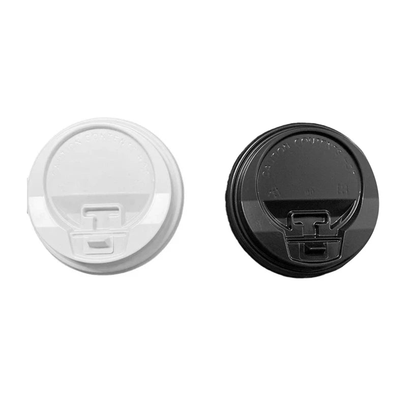 200Pcs Count Coffee Cup Lids, 3.54Inch Disposable Plastic Lids for 10Oz, 12Oz, 16Oz, and 20Oz Paper Cups